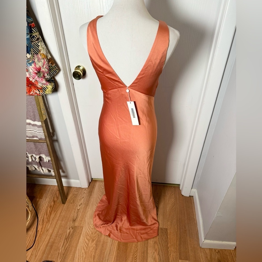 Jonathan Simkhai Orange Midi Dress - Picture 7 of 12